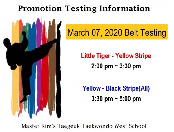 West School Testing Information