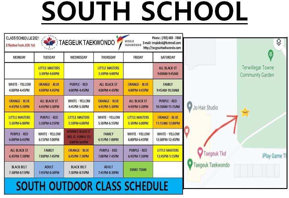 OUTDOOR CLASSES RE-OPEN(SOUTH SCHOOL)