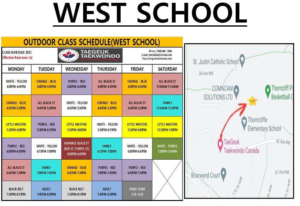 OUTDOOR CLASSES RE-OPEN(WEST SCHOOL)