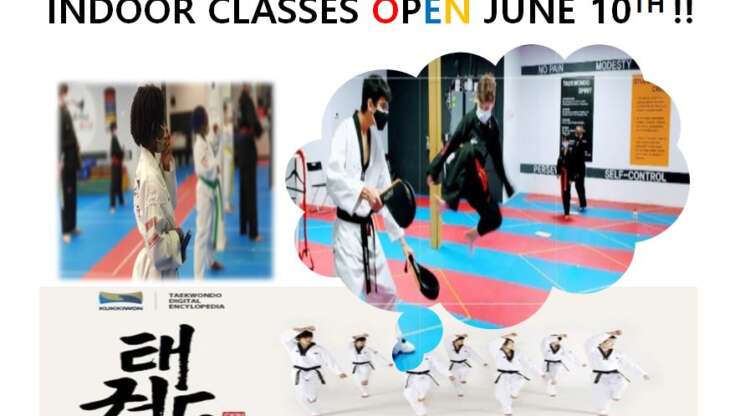 INDOOR CLASSES RE-OPEN JUNE 10!