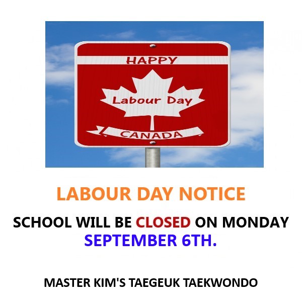 LABOUR DAY NOTICE