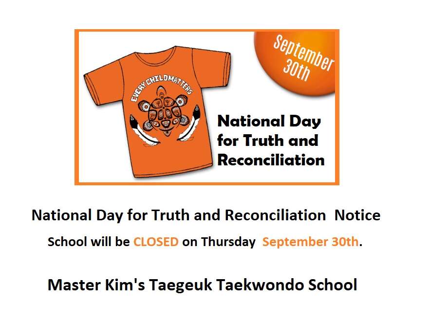 NATIONAL DAY FOR TRUTH AND RECONCILIATION NOTICE