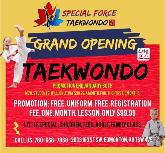 Grand Opening Windermere Area! Special Force Taekwondo