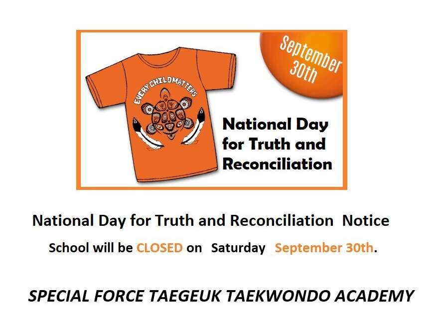 NATIONAL DAY OF TRUTH AND RECONCILIATION NOTICE