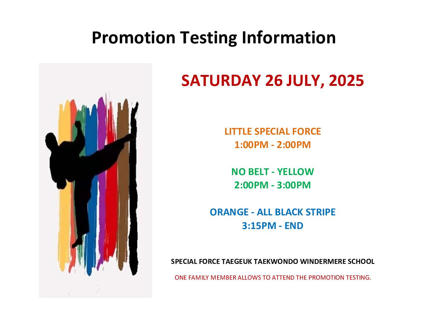 TESTING INFO(WINDERMERE SCHOOL)