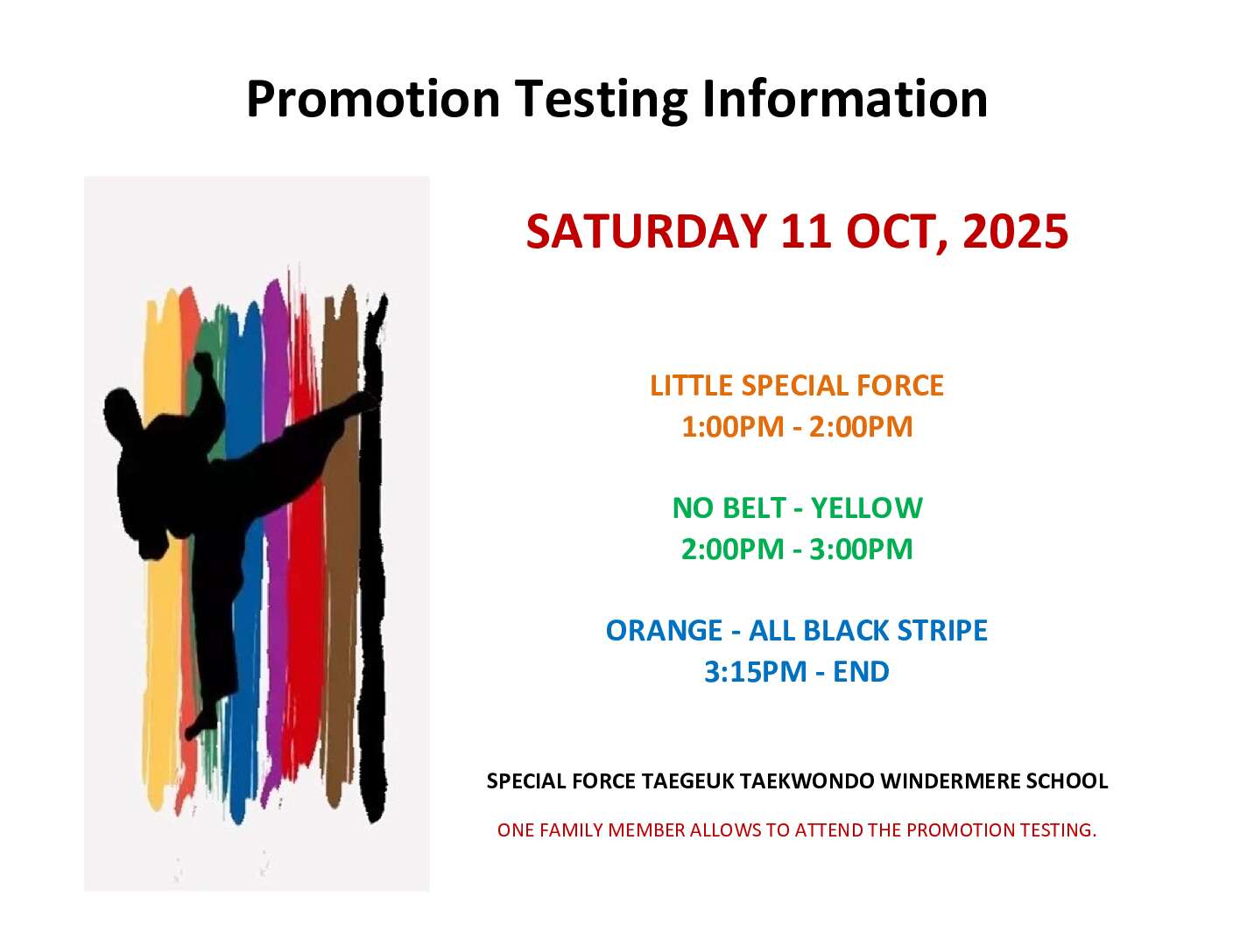 TESTING INFO(WINDERMERE SCHOOL)