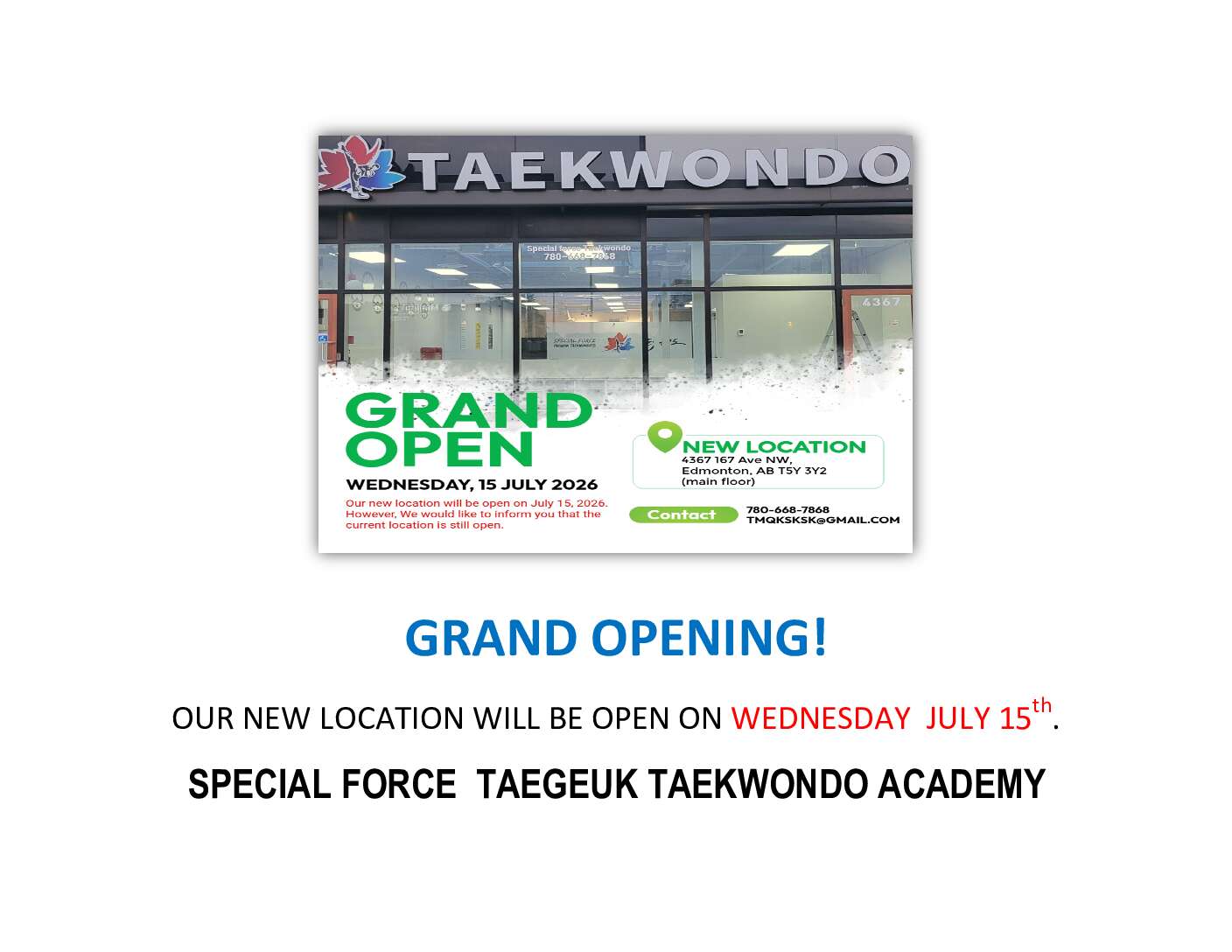 GRAND OPENING!