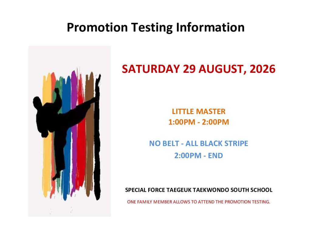 TESTING INFO(SOUTH SCHOOL)