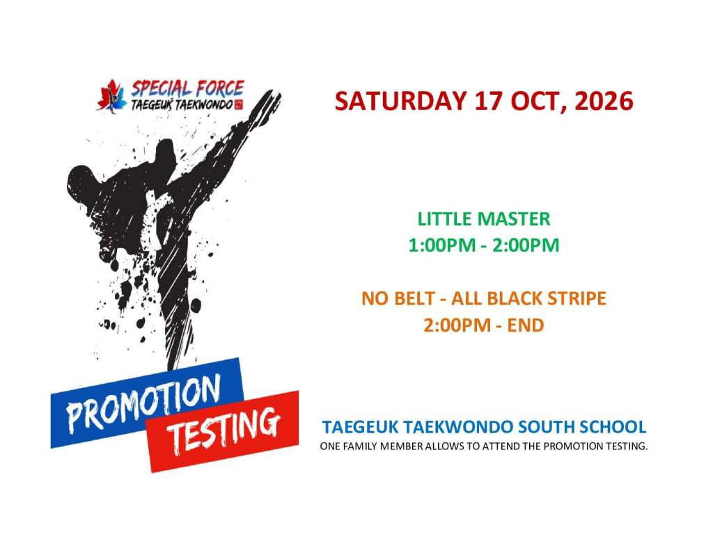 TESTING INFO(SOUTH SCHOOL)
