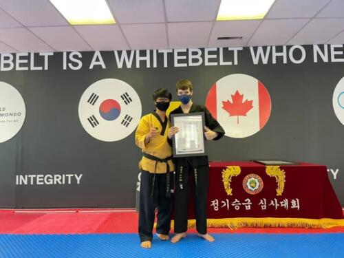 edmonton taegeuk taekwondo black belt 14